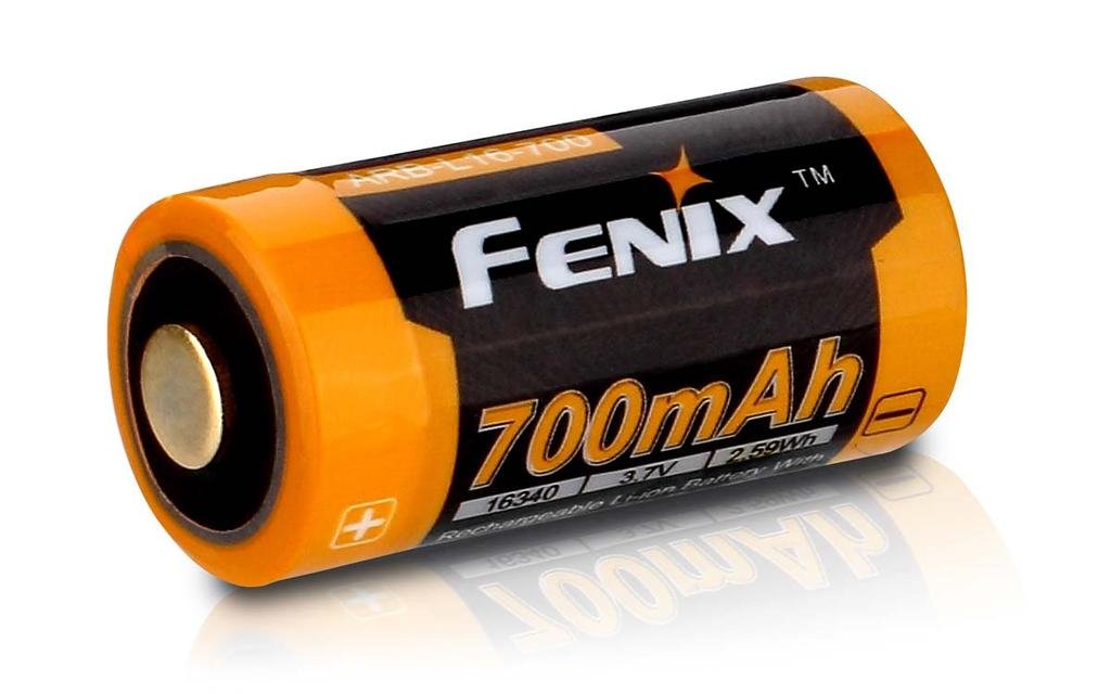 Bateria fenix 16340 de 700 mah arb-L16-700