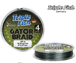 Linea Trenzada Triplefish Gator Braid 10 Bobinas de 100M