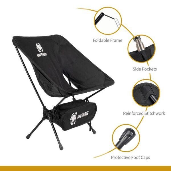 Silla de Camping Chair 02 - Color: Negro