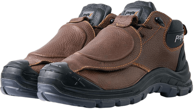 Zapato De Seguridad 104 C Botin Metatarsal Unisex - Color: Cafe