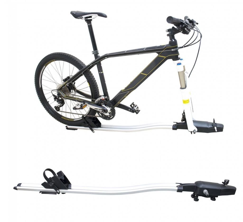 Porta Bicicleta Vision P/Techo Aluminio (Horq + Rueda)