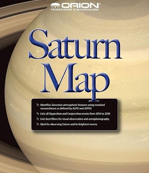 Mapa Y Guía De Observación De Saturno
