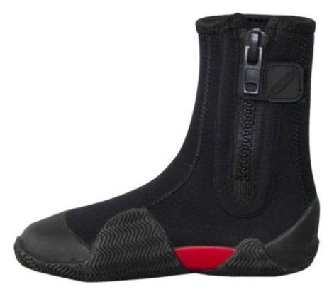 Zapato Round Toe Zipped 5mm Power Boot