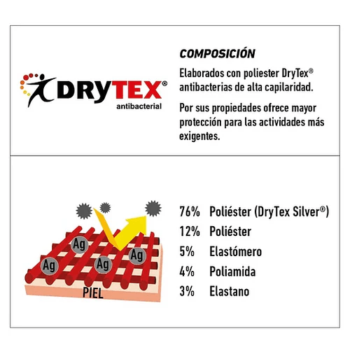 Calcetines Deportivos Ciclismo - Color: Negro/Rojo