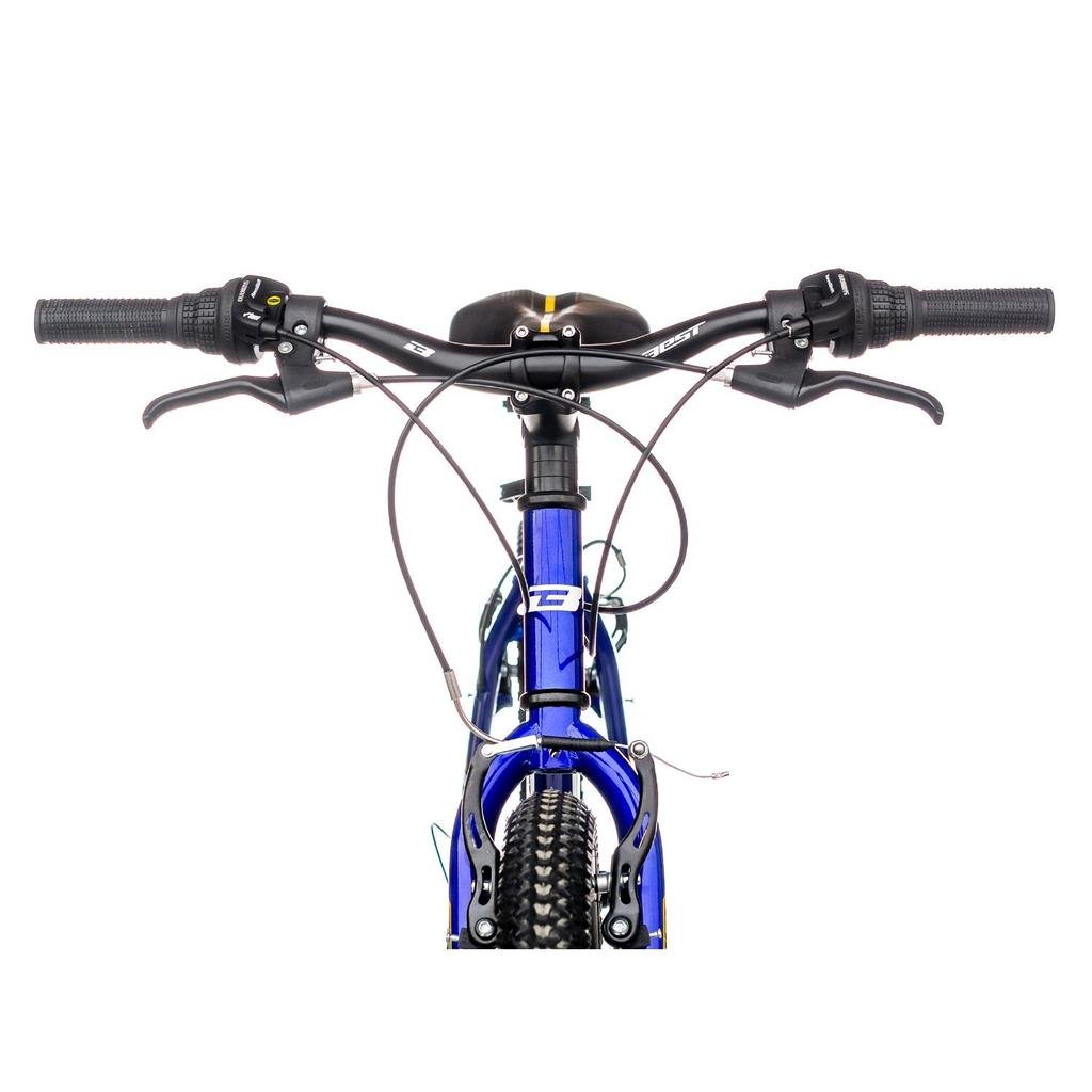 Bicicleta Mirlo Full Rigida Aro 26 Varon Acero 18V. V-Brake Talla 18 - Color: Azul/Amarillo/Blanco