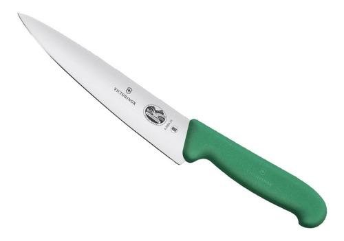 Cuchillo De Cocina Chef Fibrox 25 Cm - Color: Verde