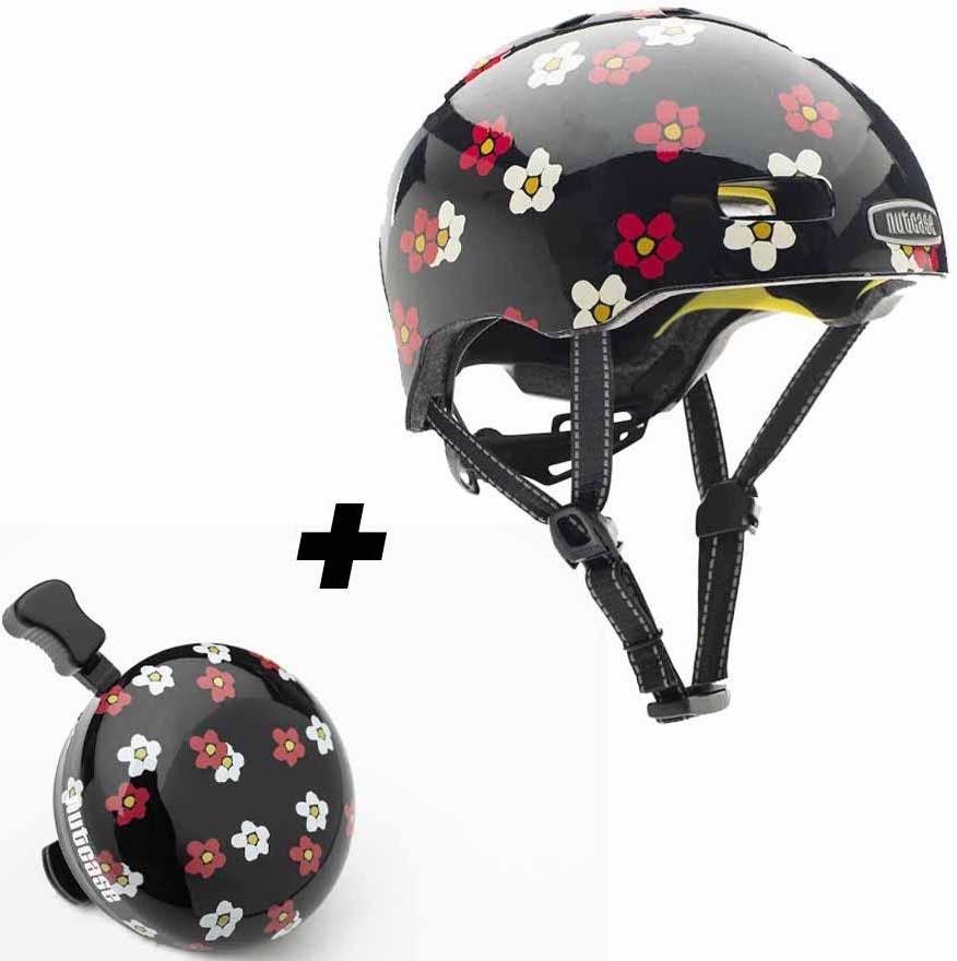 Casco Street Fun Flor-All Gloss MIPS Helmet - Color: Black
