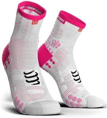 Calcetines Pro Racing Socks Run High V3 - Color: Blanco rosado