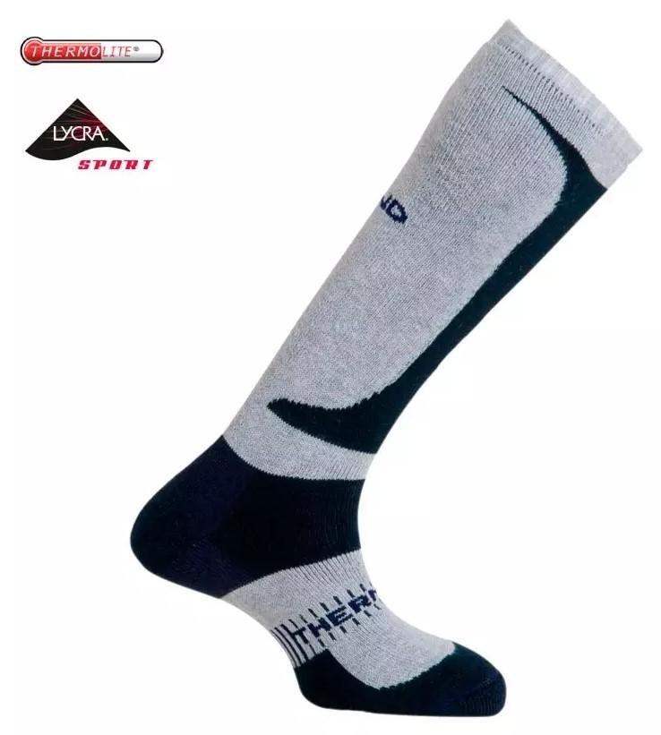 Calcetín K2 Stocking - Talla: S, Color: Gris-Negro
