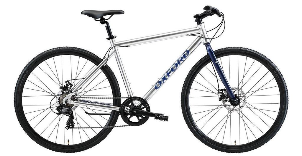 Bicicleta Aro 700 Citispeed Nickel - Talla: M, Color: Plateado-Azul
