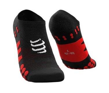 Calcetín No Show Socks - Color: Rojo Negro, Talla: T1