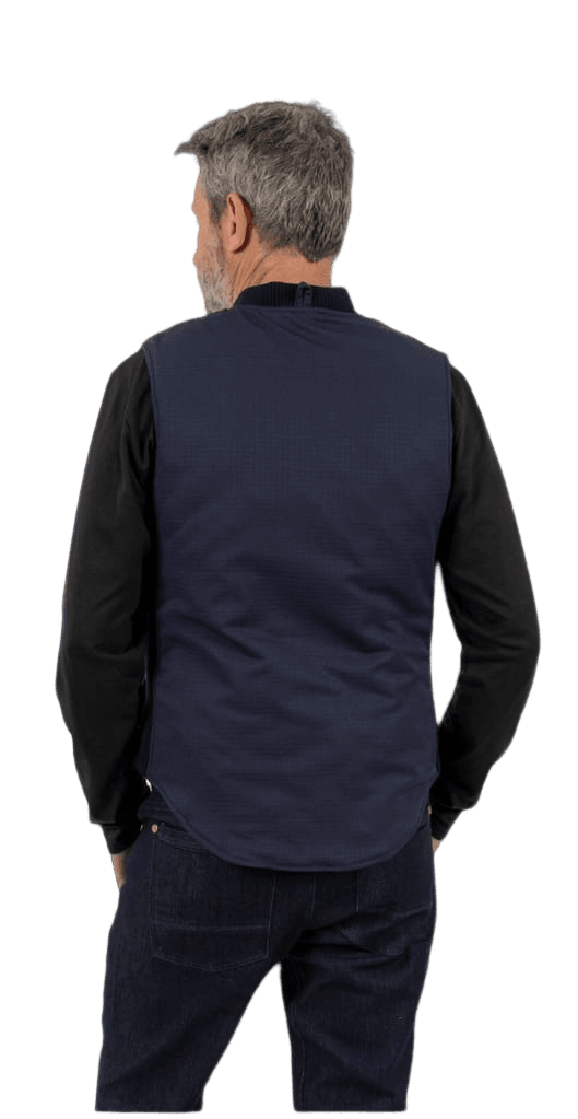 Vest Canvas Tschaloe Hombre - Color: Azul