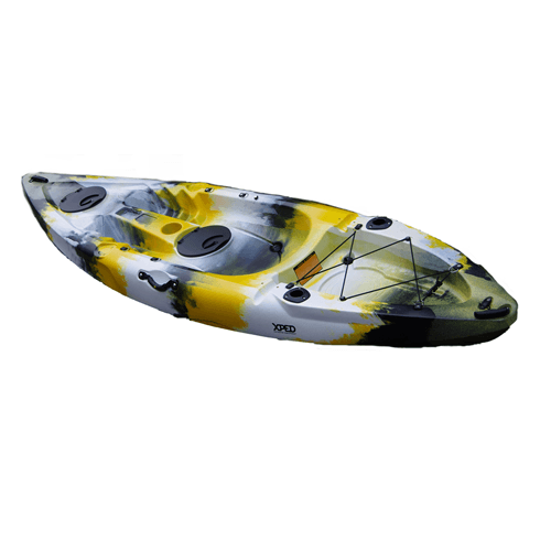 Kayak Conger Single - Color: Amarillo-Blanco-Negro