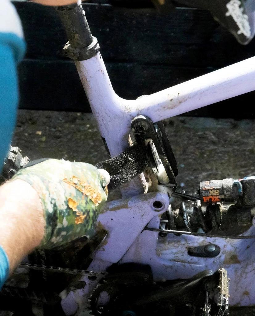 Cepillo De Limpieza Bicicleta Detailing - Color: Negro