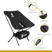 Miniatura Silla de Camping Chair 02 - Color: Negro