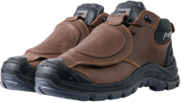Miniatura Zapato De Seguridad 104 C Botin Metatarsal Unisex - Color: Cafe