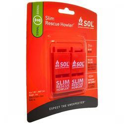 Silvatos Slim Rescue Howler Whistle, 2/Pack