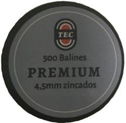 Miniatura Caja De Balin 500 Unidades Premiun 4.5mm Zincados