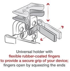 Miniatura Soporte Universal Finger-Grip Con Montaje En Riel EZ-Strap