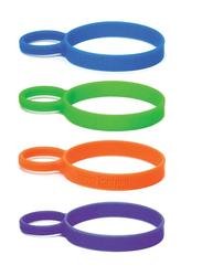 Miniatura Silicone Pint Ring 4 Pack - Multicolor