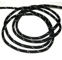 Miniatura Cuerda 5mm Reflective Deck Line - Color: Negro, Formato: 1 mt